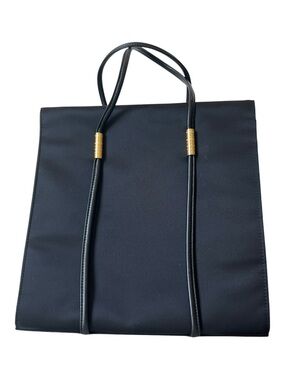 Givenchy Black Tote with Gold Logo Accents